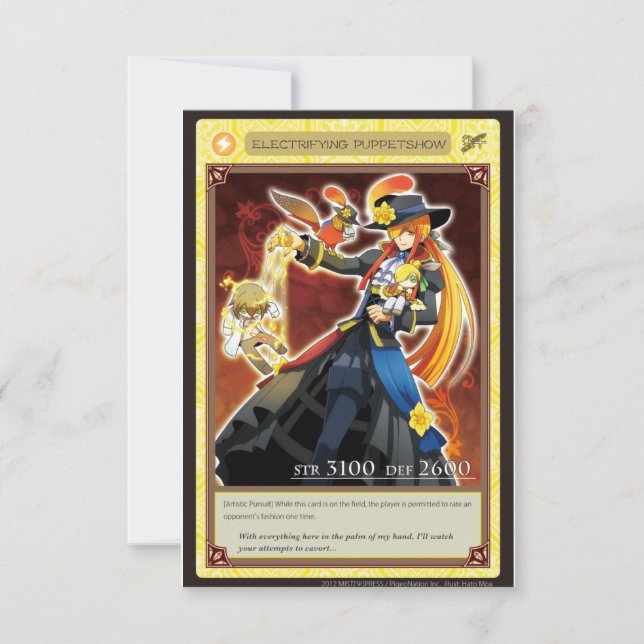 AZ card - Electrifying Puppetshow (Voorkant)