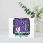 AZ-Coyote Briefkaart (Staand voorkant)