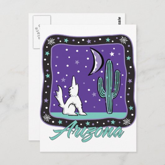 AZ-Coyote Briefkaart (Voorkant / Achterkant)