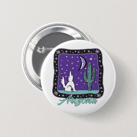 AZ-Coyote Ronde Button 5,7 Cm (Voorkant /achterkant)