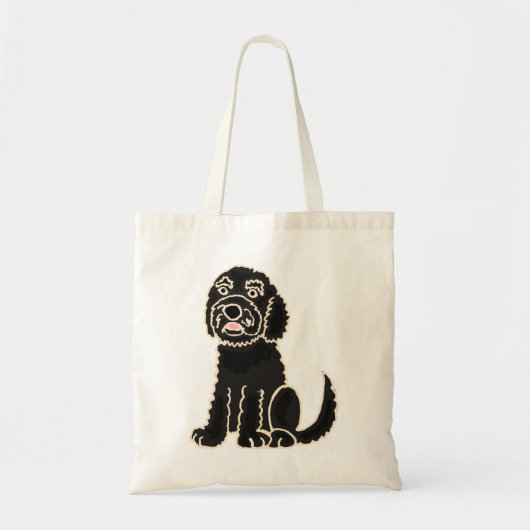 AZ- Cute Labradoodle Dog Bag Tote Bag (Voorkant)