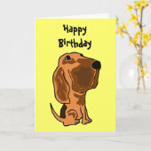 AZ- de grappige Kaart van de Verjaardag van de (Gele Bloem)