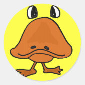 AZ- Duck Bill Cartoon Stickers (Voorkant)