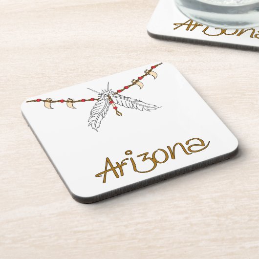 AZ Feather Ketting Drankjes Onderzetter (Linkerzijde)