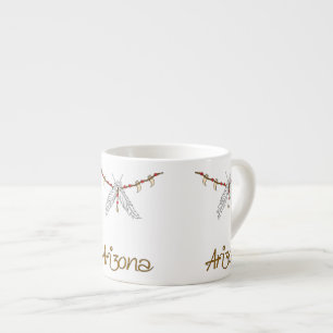AZ Feather Ketting Espresso Kop