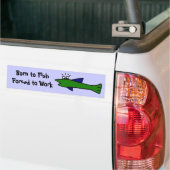 AZ- Funny Vist Bumpersticker (Op Truck)