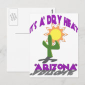 AZ-Het is een droge hitte Briefkaart (Voorkant / Achterkant)