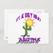 AZ-Het is een droge hitte Briefkaart (Voorkant / Achterkant)