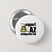 AZ immigratiewet ondersteunen Ronde Button 5,7 Cm (Voorkant /achterkant)