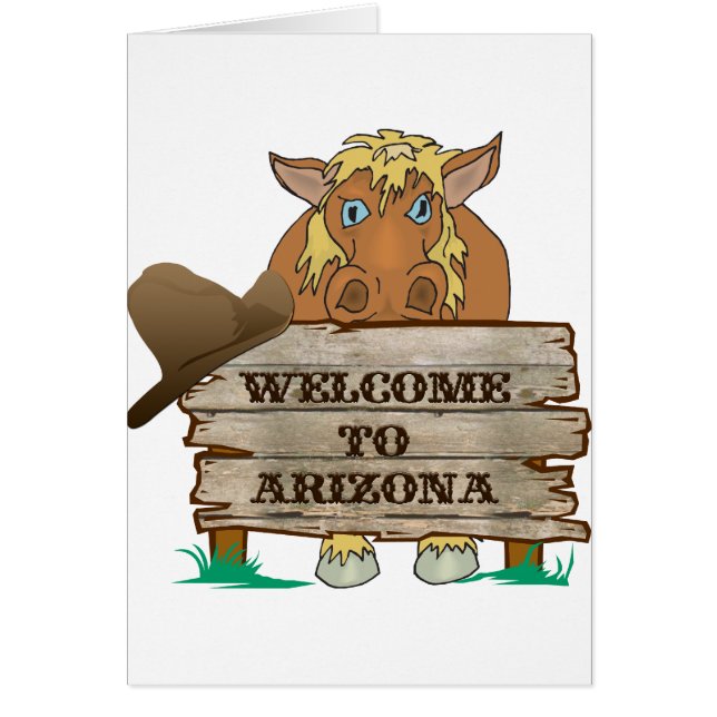 AZ- onthaal aan het Paard van Arizona (Voorkant)