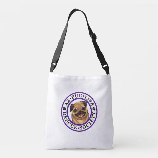 AZ Pug Life cross-body style tas (Achterkant)