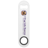 AZ Pug Life roestvrij stalen flesopening Speed Flessenopener (Voorkant)