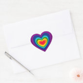 AZ- Rainbow Heart Stickers (Envelop)