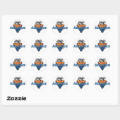 AZ RAT Pack Ronde Sticker (Vel)
