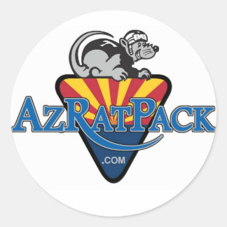 AZ RAT Pack Ronde Sticker