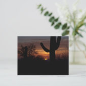 AZ sunset 1 Briefkaart (Staand voorkant)