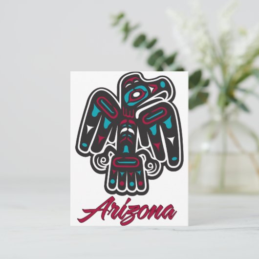 AZ Thunderbird Clan Briefkaart (Staand voorkant)