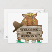 AZ- Welkom bij Arizona Horse Briefkaart (Voorkant / Achterkant)