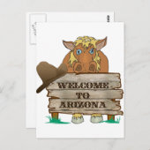 AZ- Welkom bij Arizona Horse Briefkaart (Voorkant / Achterkant)