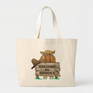 AZ- Welkom bij Arizona Horse Grote Tote Bag