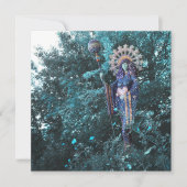 aza godin van vrouwelijke energie van de kosmos kaart (Voorkant)