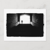 aza zwarte en witte fotografie briefkaart (Voorkant)