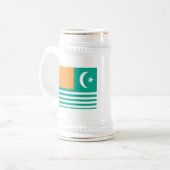Azad Kashmir Flag Bierpul (Voorkant links)