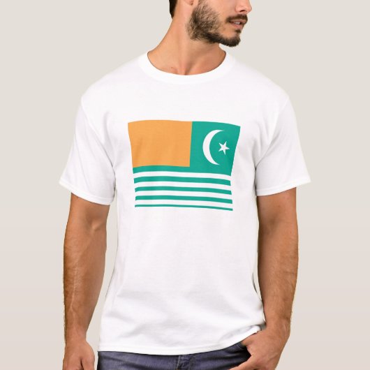 Azad Kashmir Flag T-shirt (Voorkant)