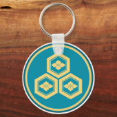 Azai Clan Kamon Sleutelhanger (Voorkant)