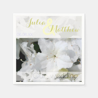 Azalea - Aanpasbaar bruiloft Napkins Servet