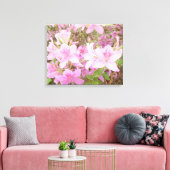 Azalea Bloei Close-Up Fotografie Canvas Afdruk (Insitu (Woonkamer))