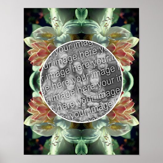 Azalea Bloesem Maak Je Eigen Foto Poster (Voorkant)