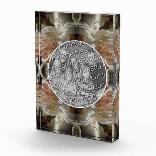 Azalea bloesems Tint Creëer Uw Eigen Fotoblokken (Rechts)