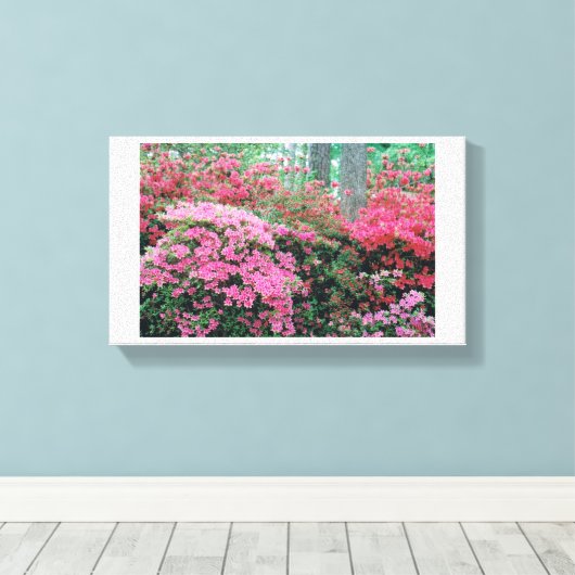 Azalea Canvas Afdruk (Insitu (Houten vloer))