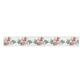 Azalea Clematis Floral Garland Grosgrain Ribbon Grosgrain Lint (Voorkant)
