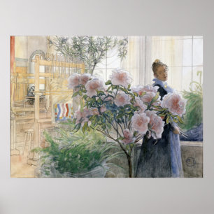 Azalea door Carl Larsson Poster