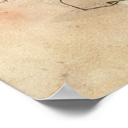 Azalea door Carl Larsson Poster (Hoek)