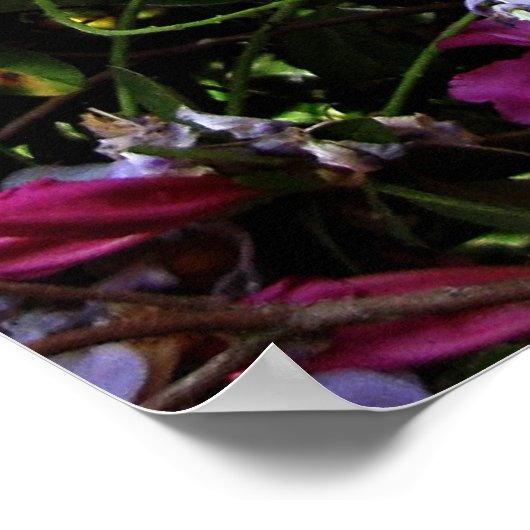 azalea en wisteria poster (Hoek)