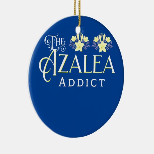 Azalea Flower Addict Home Garden Azaleas Lovers Keramisch Ornament (Rechts)