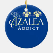 Azalea Flower Addict Home Garden Azaleas Lovers Keramisch Ornament (Achterkant)