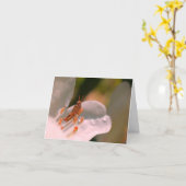 Azalea Flower And Grasshopper Personalized Note Kaart (Gele Bloem)