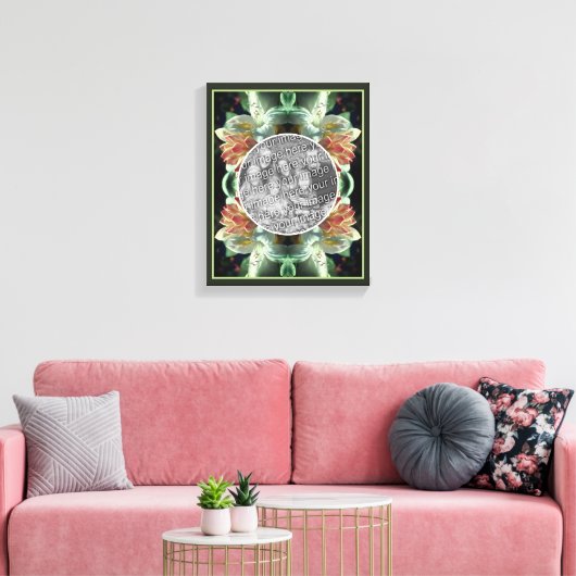 Azalea Flower Blossoms Creëer Uw eigen foto Canvas Afdruk (Insitu (Woonkamer))