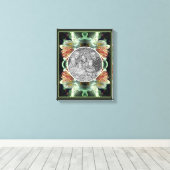 Azalea Flower Blossoms Creëer Uw eigen foto Canvas Afdruk (Insitu (Houten vloer))