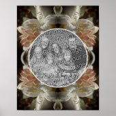 Azalea Flower Blossoms Tint Creëer Uw eigen foto Poster (Voorkant)