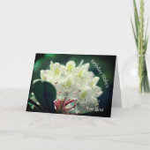 Azalea Flower Personalized Birthday Kaart (Voorkant)