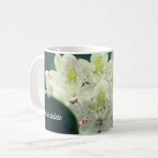 Azalea Flower Personalized Koffiemok (Voorkant links)