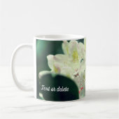 Azalea Flower Personalized Koffiemok (Links)