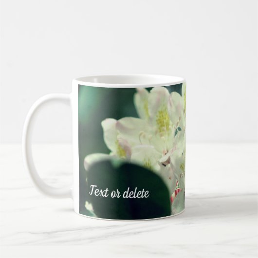 Azalea Flower Personalized Koffiemok (Links)