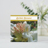 Azalea Flower Wedding Bridal Shower Kaart (Staand voorkant)