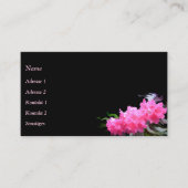 Azalea Flowers Visitekaartje (Voorkant)